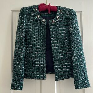 Never worn jcrew beaded blazer - sample
